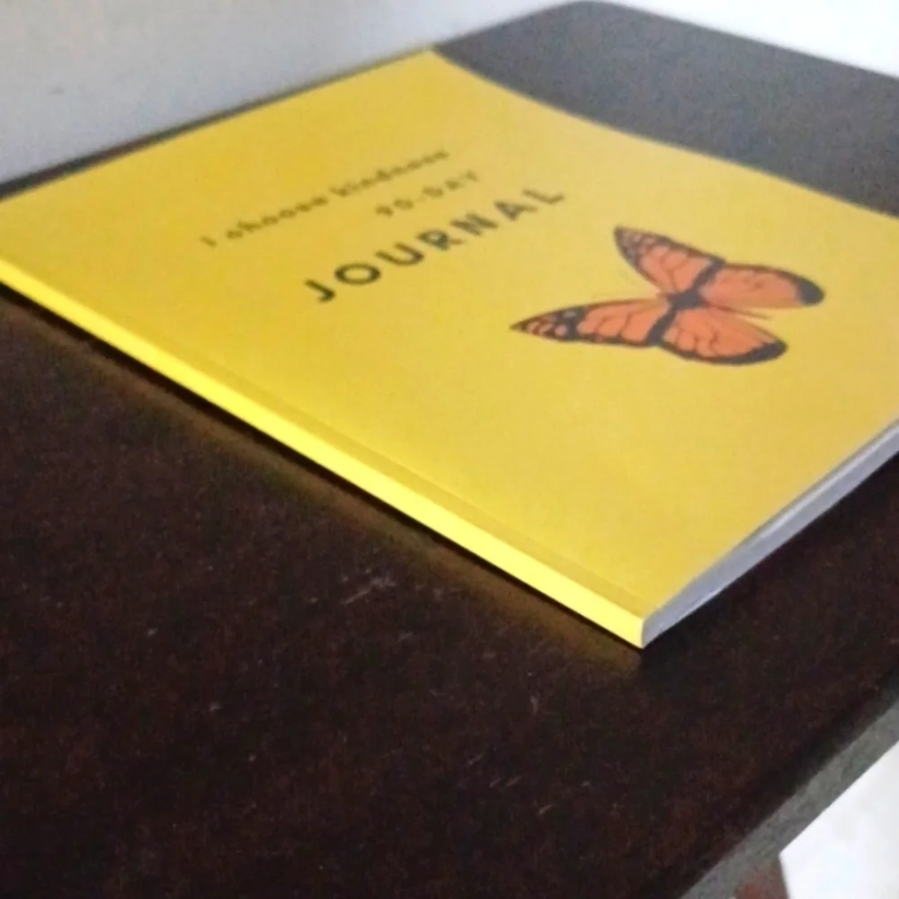 I Choose Kindness 90-Day Journal, 8.5